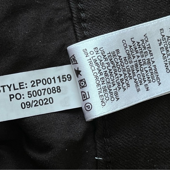 Vineyard Vines Black Denim Classic 5 Pocket Jeans Straight Leg Stretch Women 32 - Picture 8 of 9